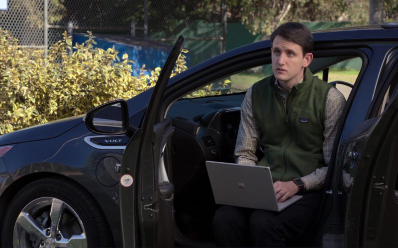 Microsoft Laptop, Chevrolet Volt and Patagonia Vest in Silicon Valley