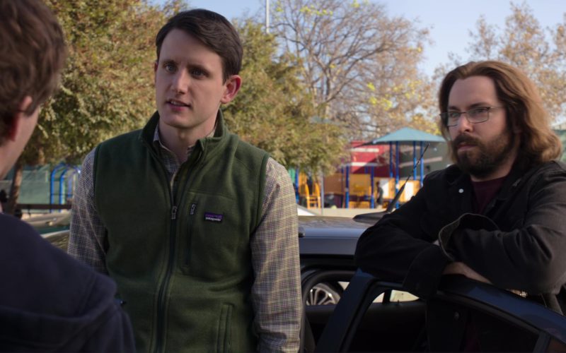 Patagonia Green Vest Worn by Zach Woods in Silicon Valley (1)