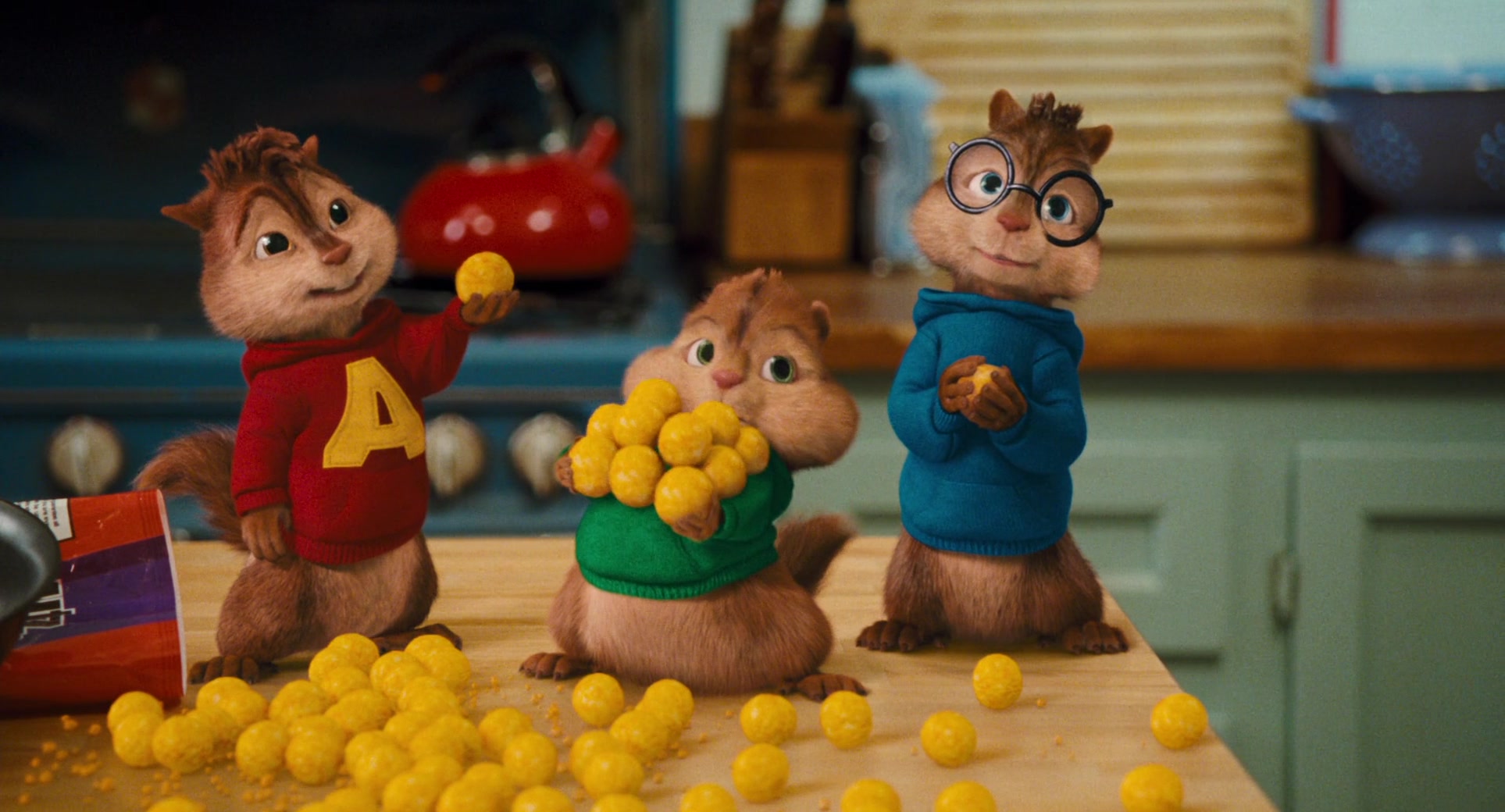 Alvin and the chipmunks cheese balls