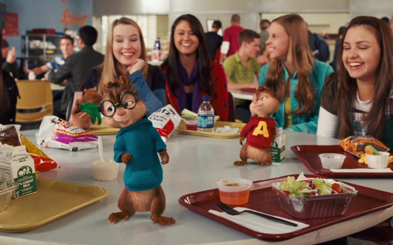 UTZ Chips and Welsh Farms Milk in Alvin and the Chipmunks: The Squeakquel (2009)