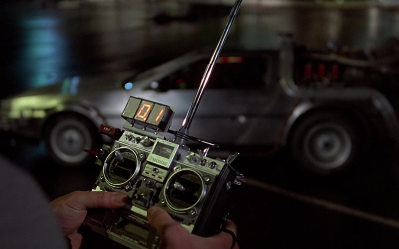 Futaba Radio Control Used by Christopher Lloyd (Dr. Emmett Brown) in Back to the Future (1)