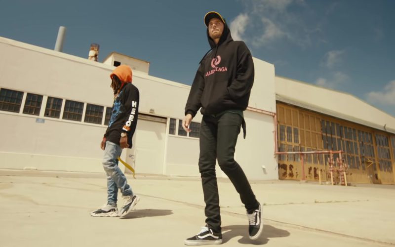 Balenciaga Black Hoodie and Vans Shoes Worn by G-Eazy in “Power” (3)