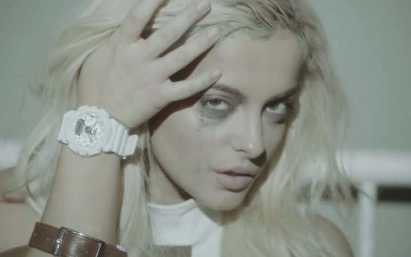 Casio G-Shock Watch (White) Worn by Bebe Rexha in I'm A Mess