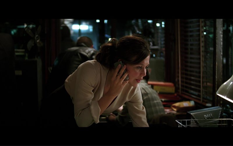Dell Monitor Used by Maggie Gyllenhaal in The Dark Knight