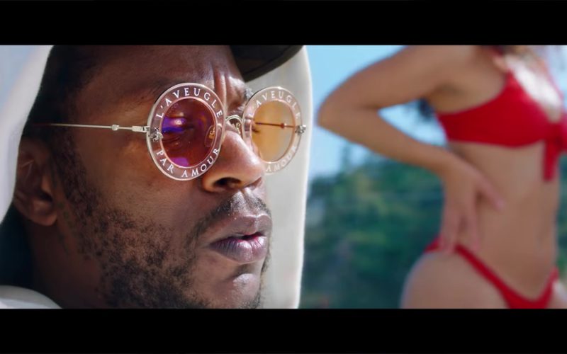 Gucci Eyewear L'Aveugle Par Amour Sunglasses in “Taste” by Tyga ft. Offset (1)
