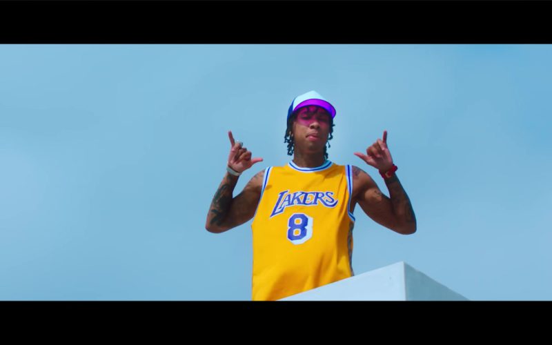 Lakers Jersey in “Taste” by Tyga ft. Offset (5)