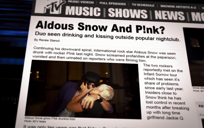 MTV Website in Get Him to the Greek (2010)