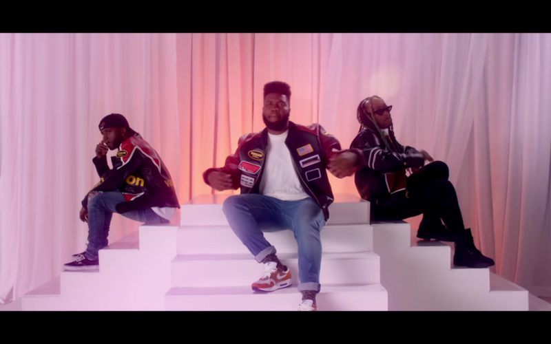 Vanson Leather Jacket and Nike Sneakers Worn by Khalid