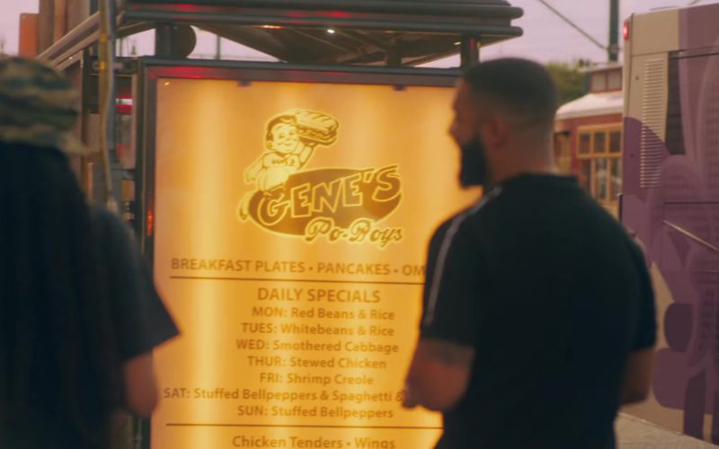 Gene’s Po-Boys Sandwich Shop, New Orleans in “In My Feelings” by Drake (1)