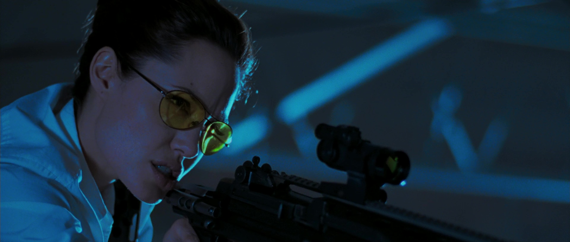 Oliver Peoples Nitro Sunglasses (Yellow Lenses) Worn By Angelina Jolie In  Mr. & Mrs. Smith (2005)