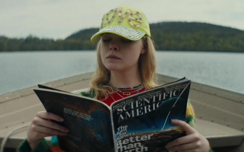 Scientific American Magazine Held by Elle Fanning in I Think We’re Alone Now (2018)