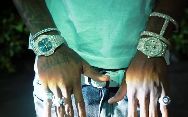 Versace Belt Worn by YoungBoy Never Broke Again in No Mentions