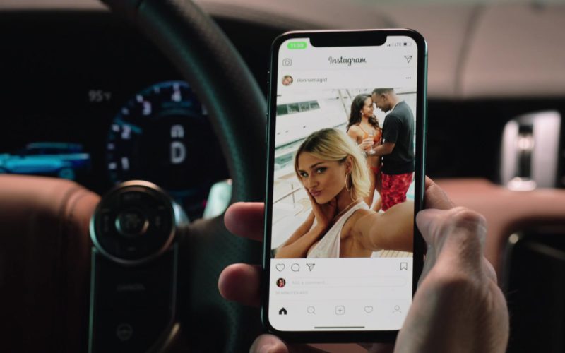Apple iPhone X and Instagram App Used by Troy Garity in Ballers (1)