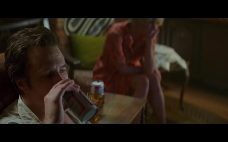 Budweiser Beer Drunk by Sam Rockwell in The Best of Enemies