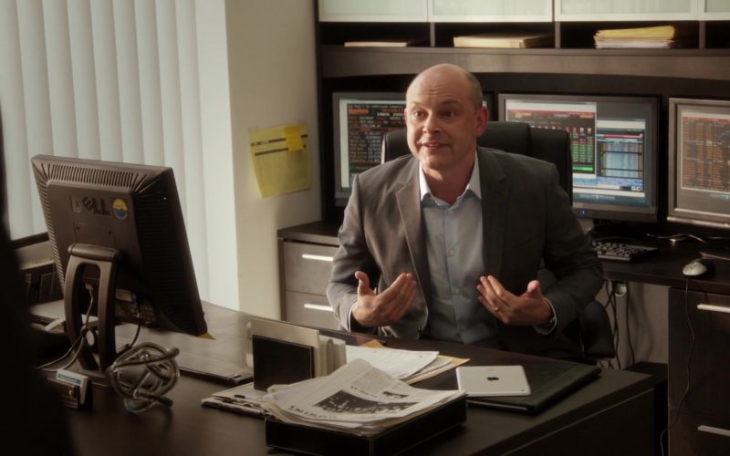 Dell Monitor and Apple iPad Tablet Used by Rob Corddry (Joe) in Ballers