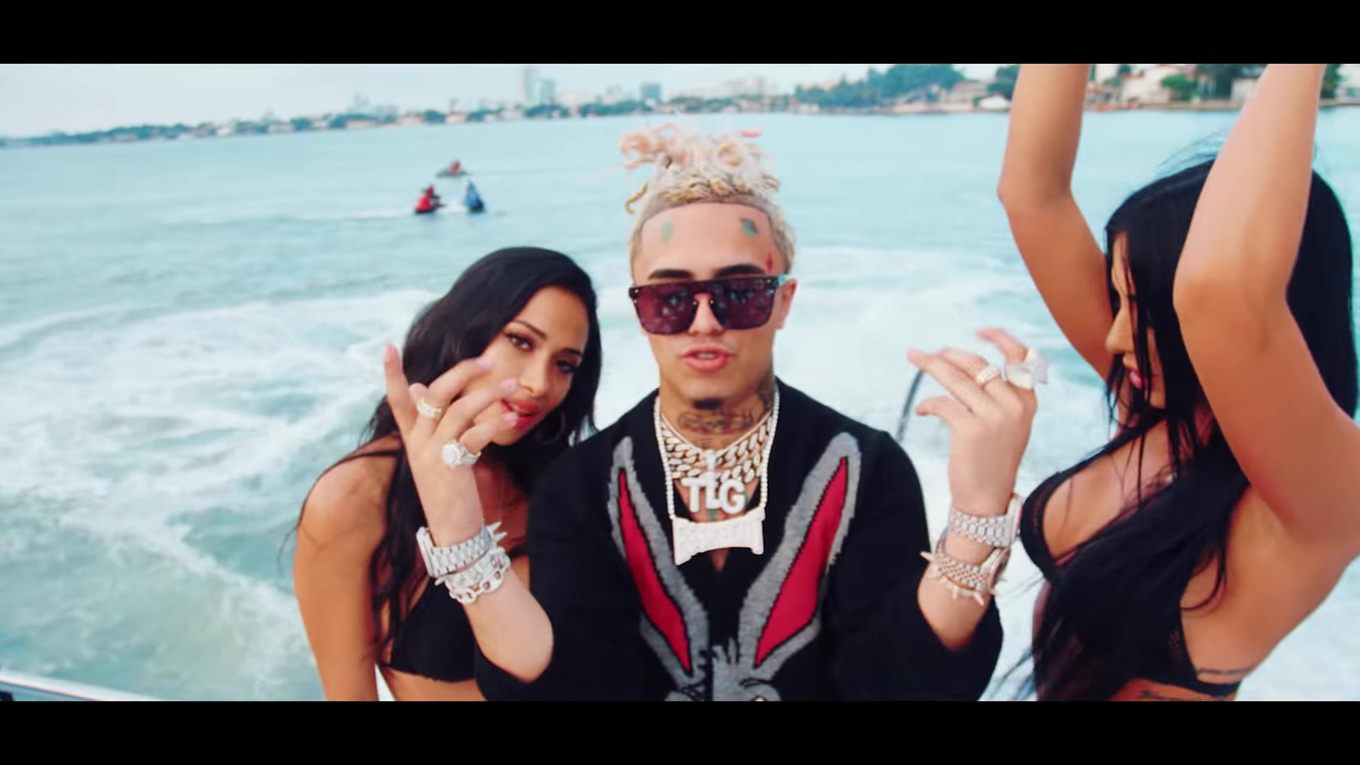 Louis Vuitton (LV) Sunglasses Worn by Lil Pump in &quot;Kept Back&quot; by Gucci Mane (2018)