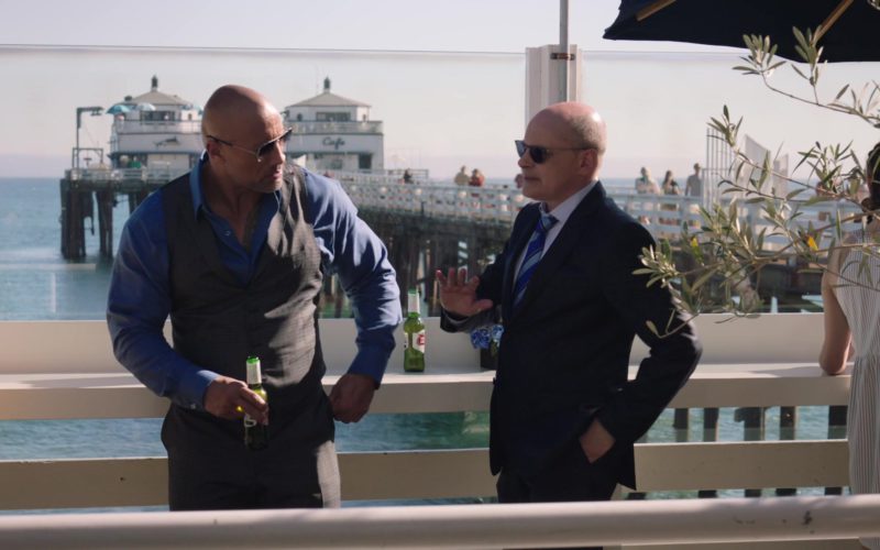 Stella Artois Beer Drunk by Dwayne Johnson and Rob Corddry in Ballers (1)