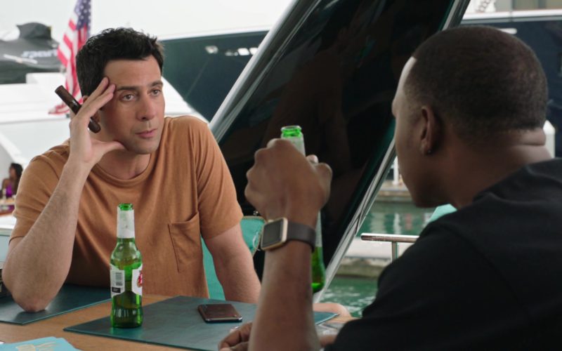 Stella Artois Beer Drunk by Troy Garity in Ballers (1)