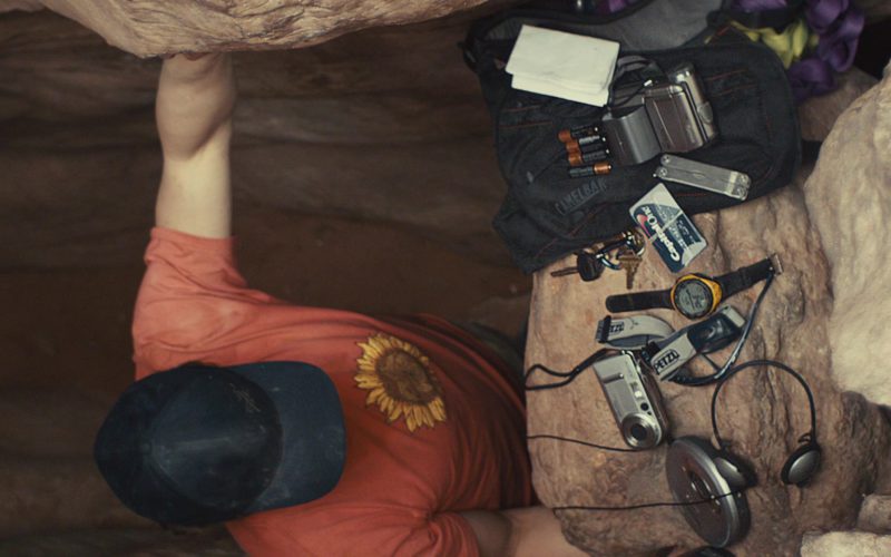 Sony Cybershot Photo Camera, Canon Camcorder, Capital One Card, Petzl and Suunto Wrist Watch in 127 Hours (2010)