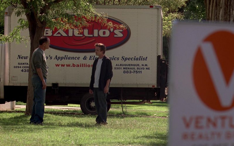 Baillio's Albuquerque Electronic Store-New Mexico Appliance Store Truck in Breaking Bad Season 3 E