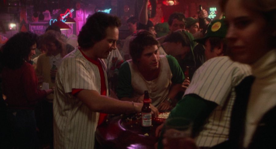 Budweiser Beer Drunk By Jim Belushi In About Last Night… (1986)