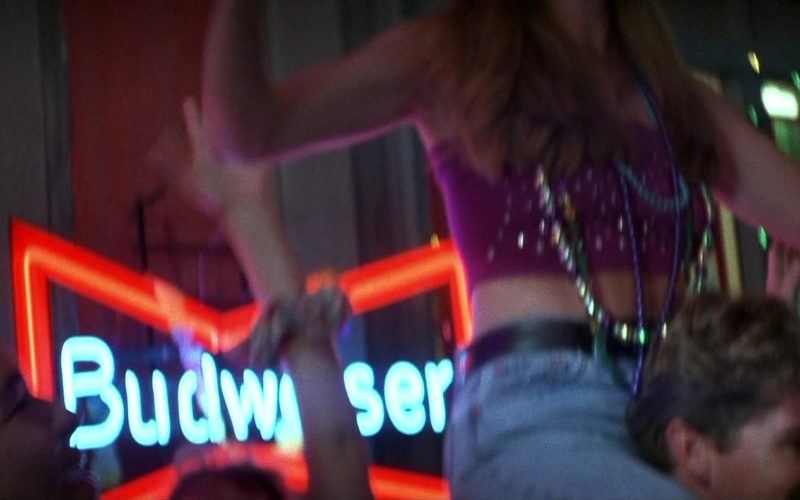 Budweiser Beer Neon Sign in Point of No Return (1993)