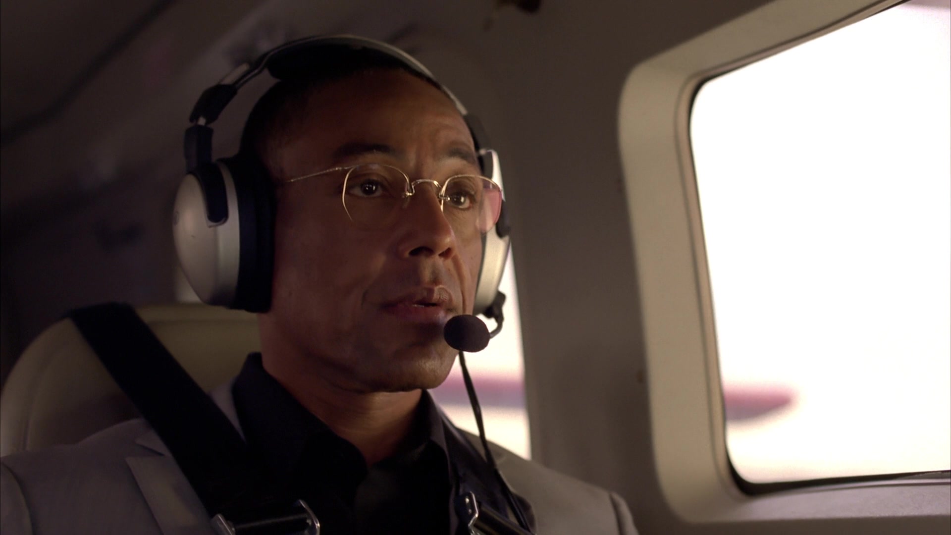 Lightspeed Aviation Headsets Worn By Giancarlo Esposito (Gus Fring) In Brea...