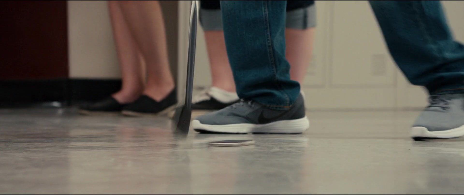 Nike Men's Grey Sneakers in Status Update (2018) Movie