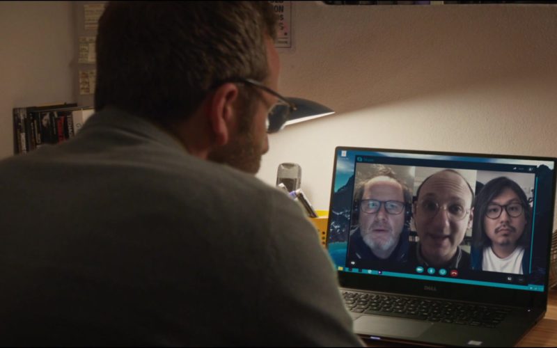 Skype and Dell Notebook Used by Chris O’Dowd in Juliet, Naked