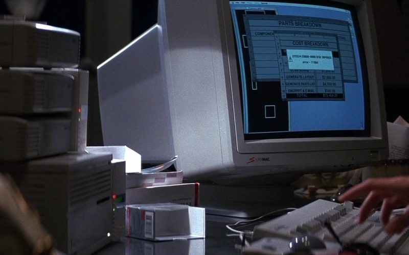 SuperMac Monitors in Point of No Return (1993)