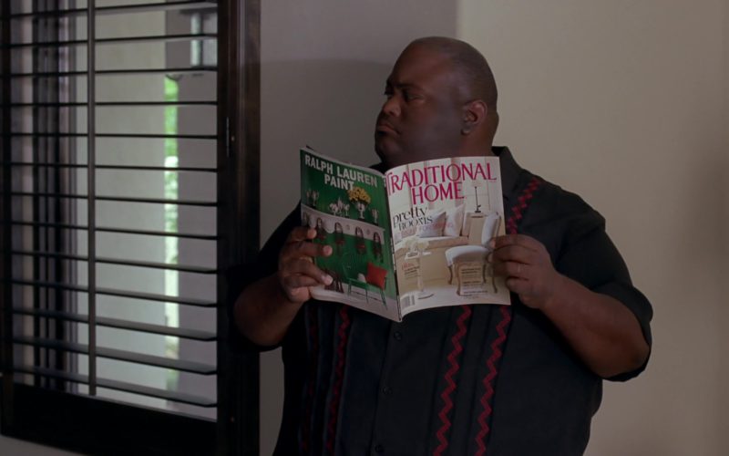 Traditional Home Magazine and Ralph Lauren Paint Advertising Held by Lavell Crawford in Breaking Bad