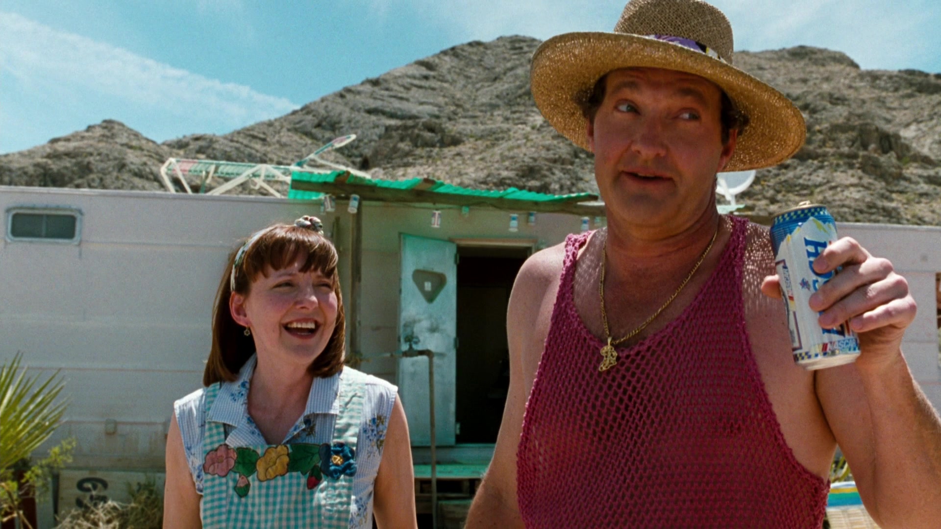 Busch Beer Drunk by Randy Quaid in Vegas Vacation (1997) .