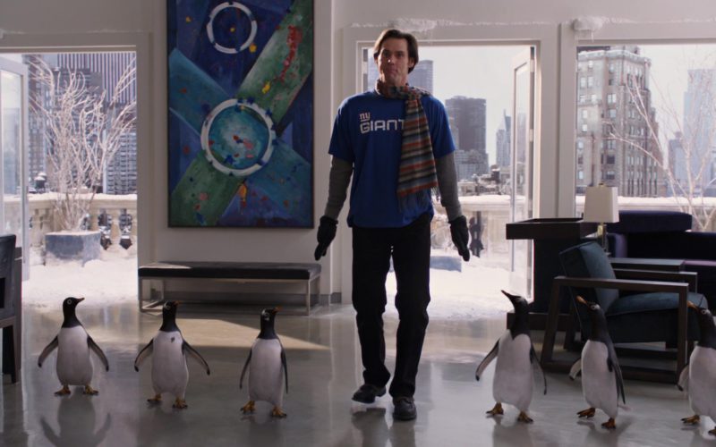 New York Giants T-Shirt Worn by Jim Carrey in Mr. Popper’s Penguins (1)