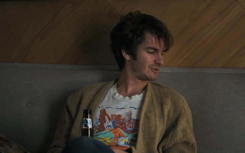 Pabst Blue Ribbon Beer Drunk by Andrew Garfield in Under the Silver Lake (1)
