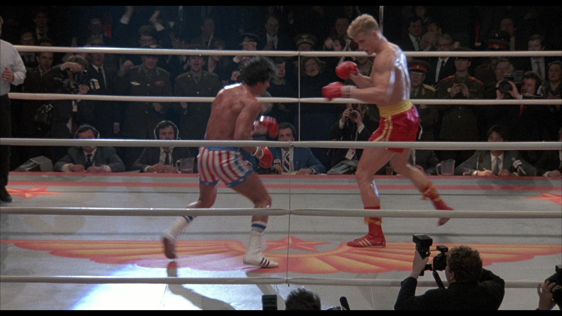 Adidas Boxing White Shoes Worn By Sylvester Stallone (Rocky Balboa) In Rocky  4 (1985)