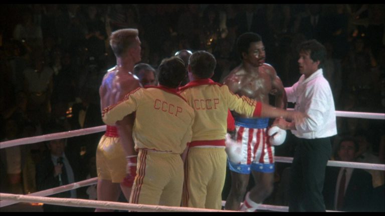 Adidas Yellow Tracksuits Worn By Soviet Union (USSR) Team In Rocky 4 (1985)