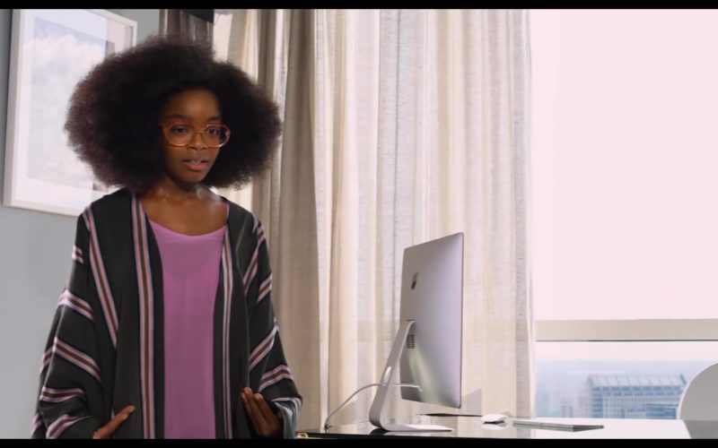 Apple iMac Computer Used by Marsai Martin in Little