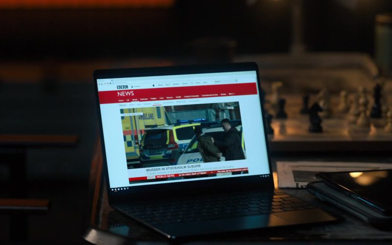 BBC News Website in The Girl in the Spider’s Web