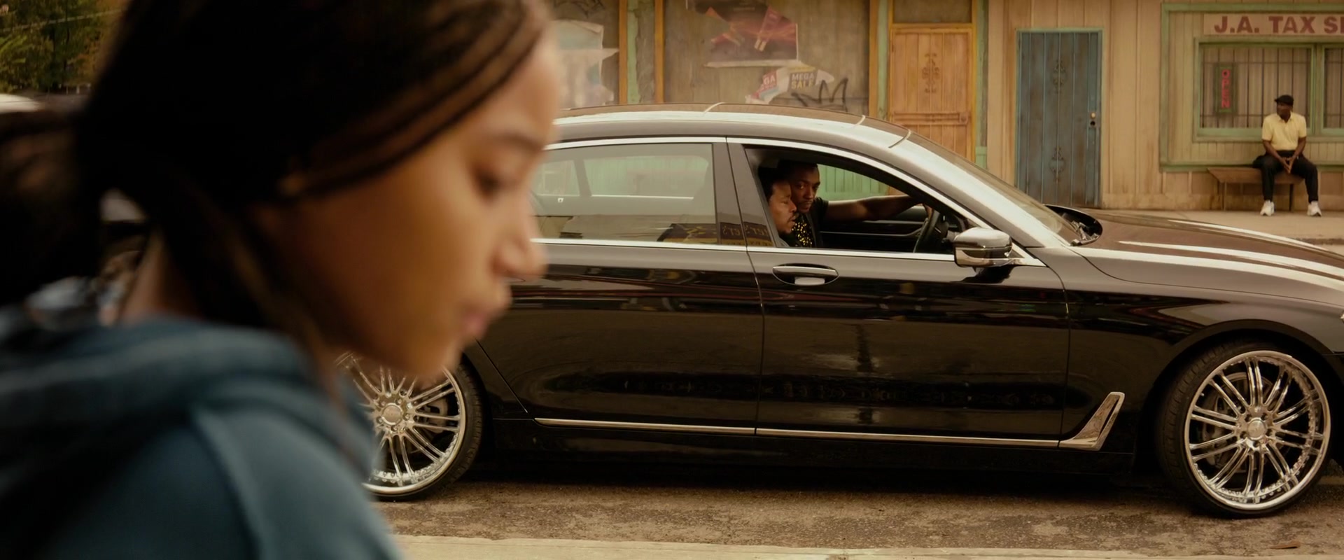 BMW 7 Series Car Driven by Anthony Mackie in The Hate U Give (2018) Movie