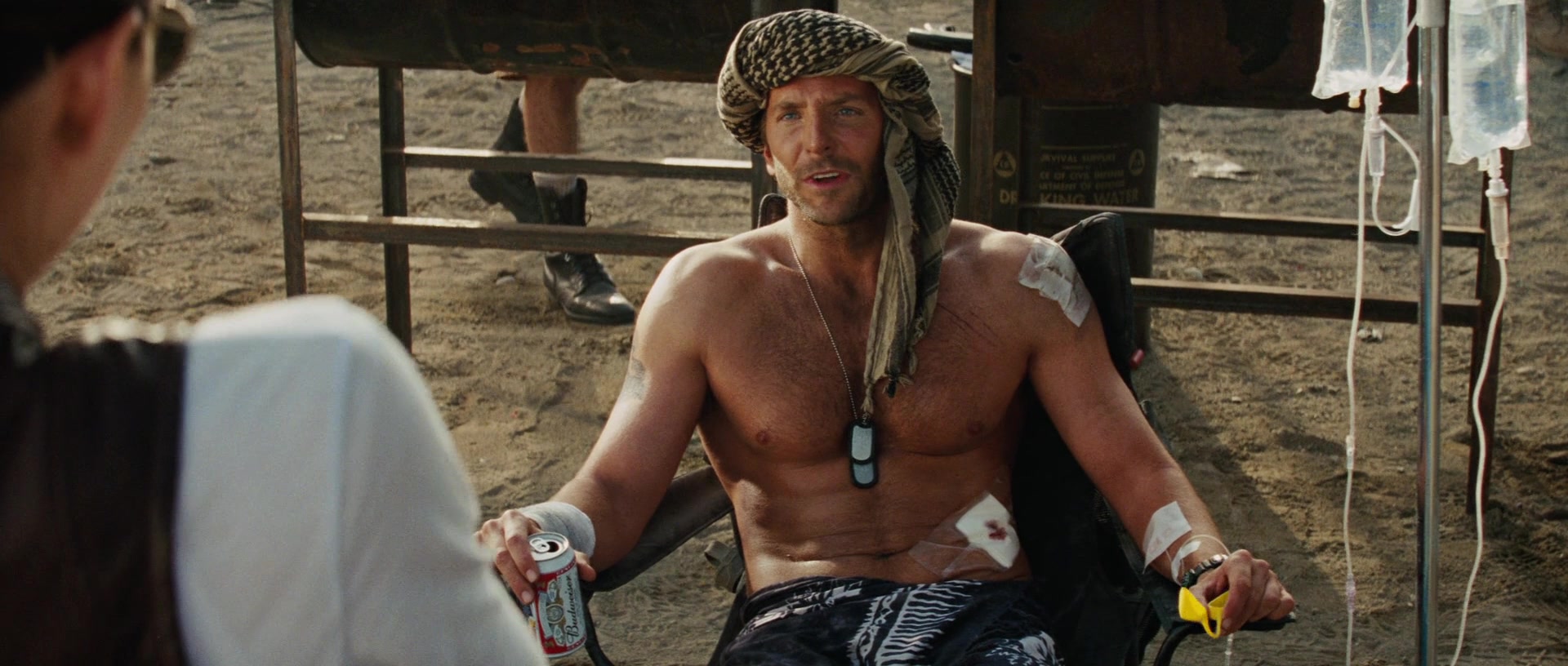 Budweiser Beer Drunk by Bradley Cooper in The A-Team (2010) Movie