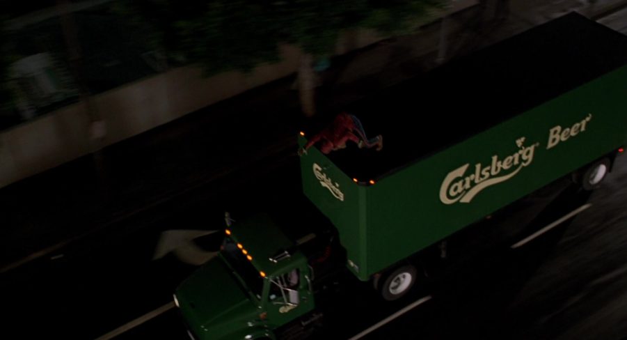 Carlsberg Beer Truck In Spider Man 2002