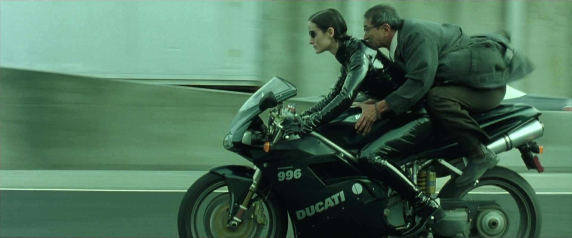 Ducati 996 Motorcycle in The Matrix Reloaded (2003) Movie1920 x 800