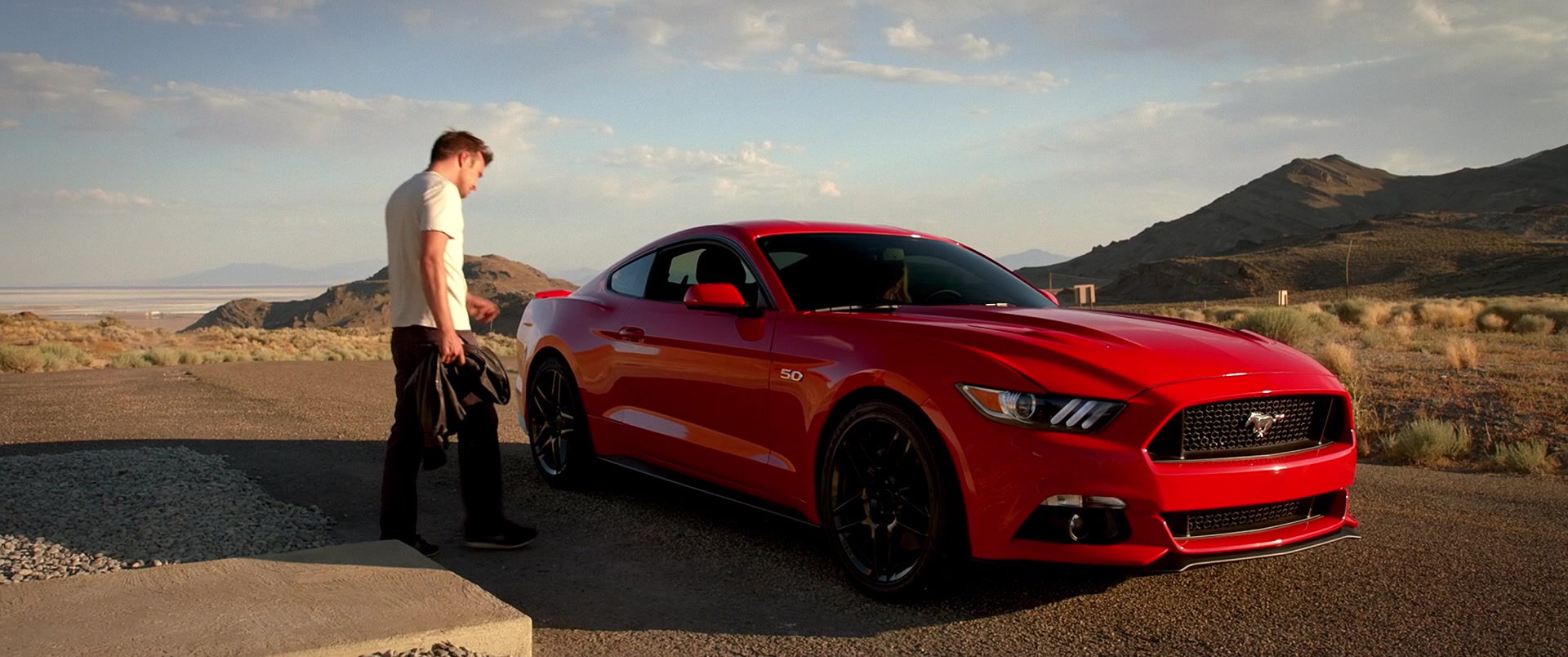 Ford Mustang Red Car Driven By Imogen Poots In Need For ...