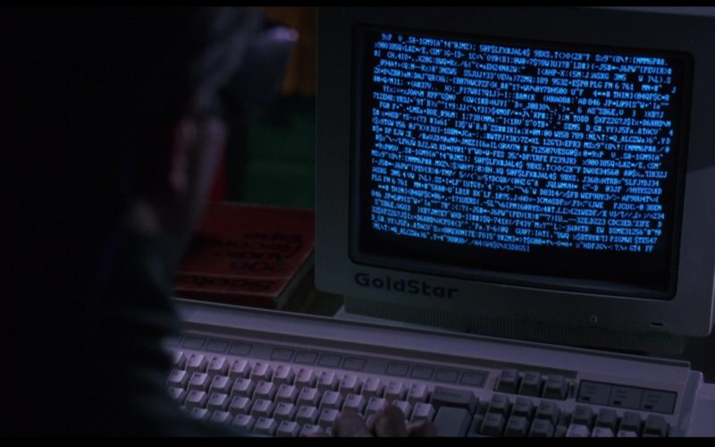 GoldStar Computer Monitor in Sneakers (1992)