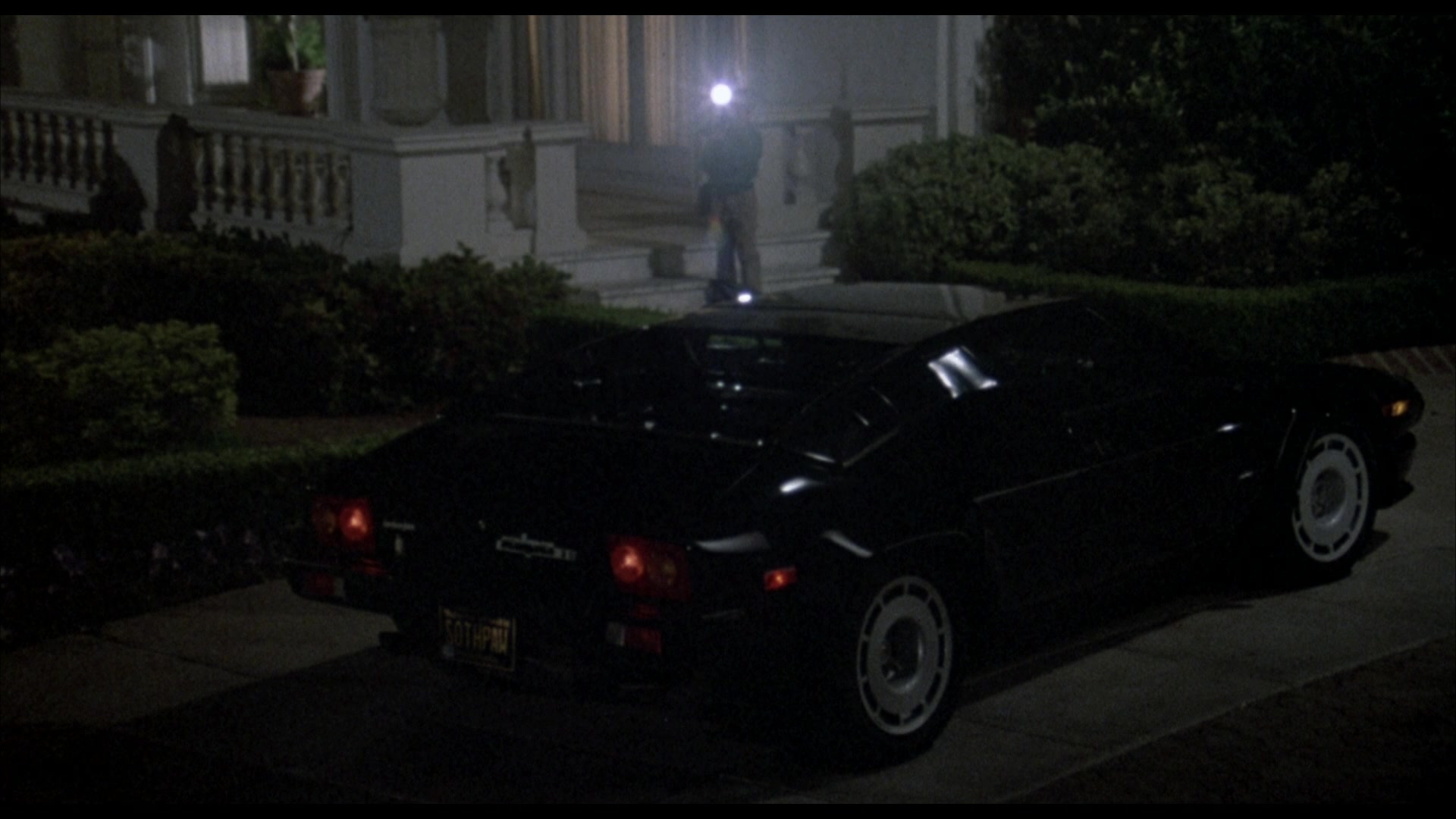 Lamborghini Jalpa Sports Car in Rocky 4 (1985) Movie