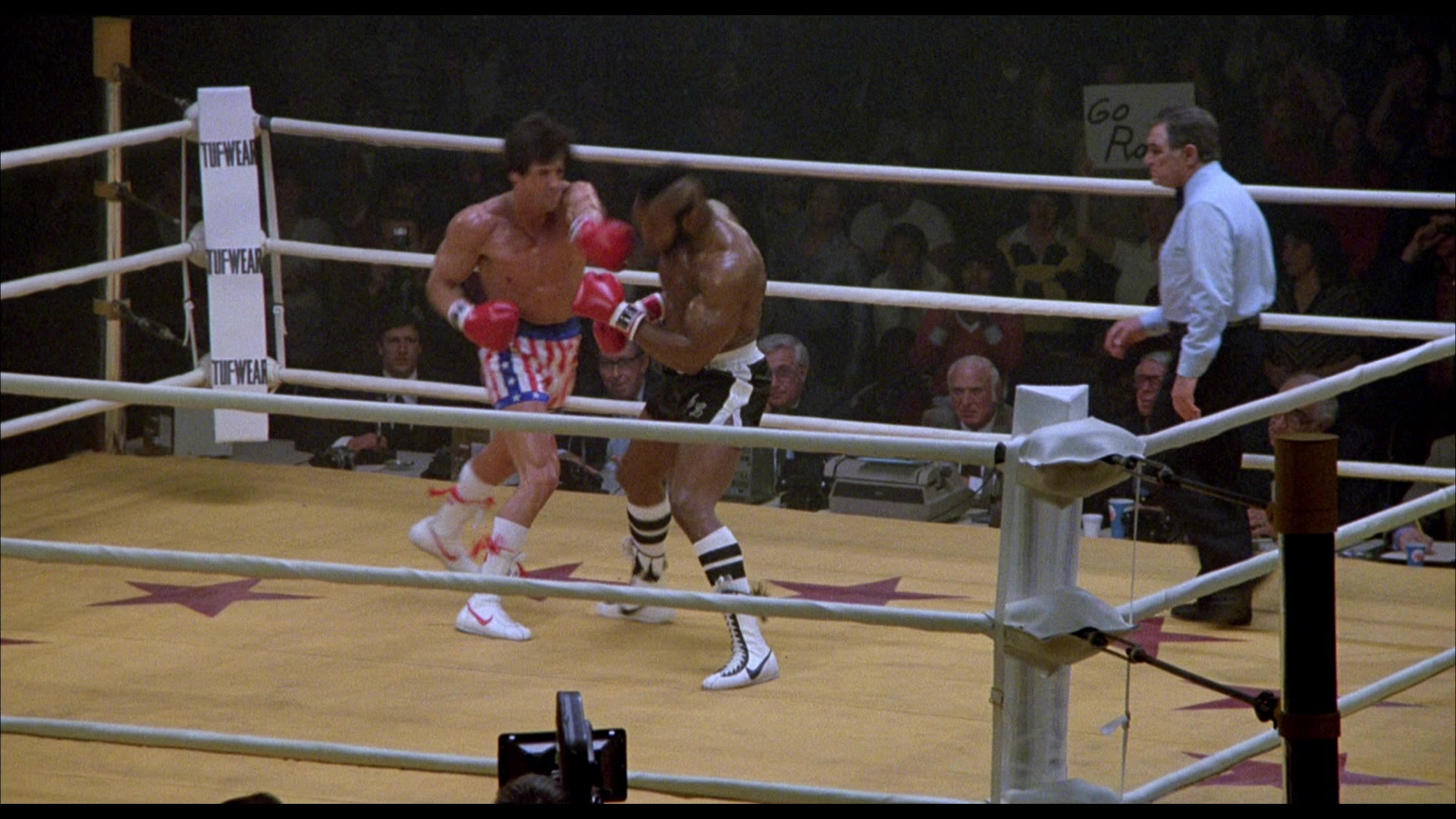 Boxing White Boots Worn By Sylvester Balboa) In Rocky 3 (1982)