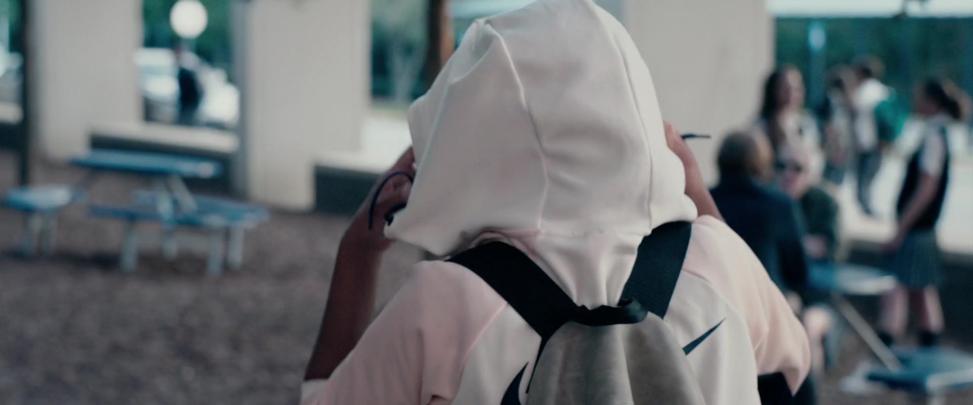 Nike Women's White Hooded Jacket Worn By Amandla Stenberg In The Hate U ...