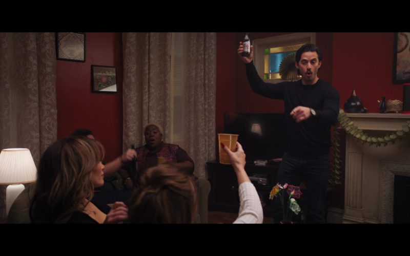 Coors Beer Bottle Held by Milo Ventimiglia in Second Act (1)