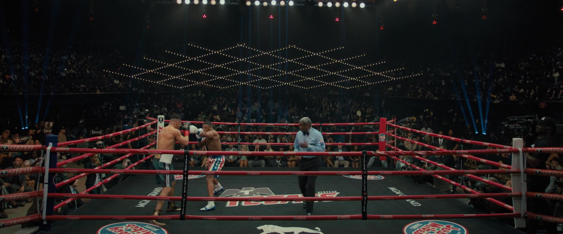 MGM Grand X Tecate Beer Boxing Ring In Creed 2 (2018)