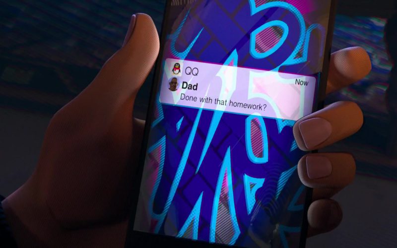 Tencent QQ Messenger Used by Miles Morales in Spider-Man Into the Spider-Verse (1)
